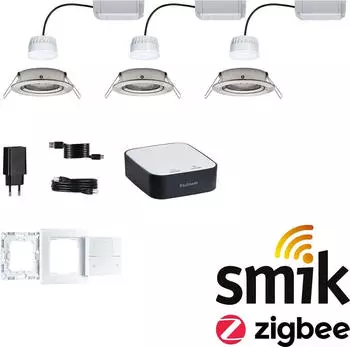 Paulmann Smik Gateway + EBL Nova TunW Home Paket 18W warmwei&szlig; (5180)