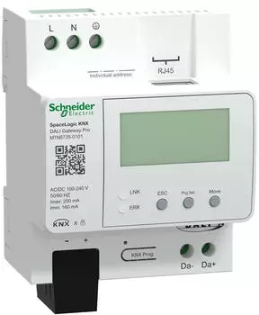 Schneider Electric SpaceLogic KNX DALI-Gateway Pro 1-Kanal DALI 2.0 (MTN6725-0101)