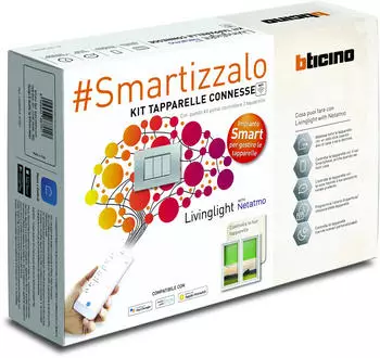 Bticino Livinglight Smart Rollladen-Set WLAN, Gateway + 3 Steuerungen (SNT3602KIT)