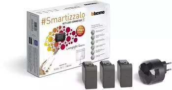 Bticino LivingLight Smart Kit Lichtsteuerung anthrazit, WLAN-Gateway (SL3601KIT)