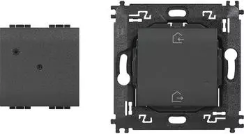 Bticino Livinglight Gateway Tritt Esci, Anthrazit (L4500C)