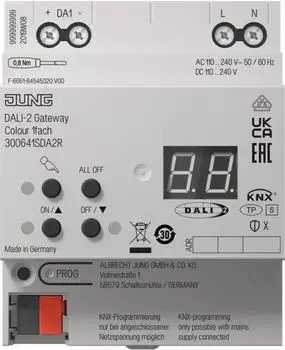 Jung Bike 30064 1S DA2 R KNX DALI-2 Gateway Colour 1-fach (300641SDA2R)