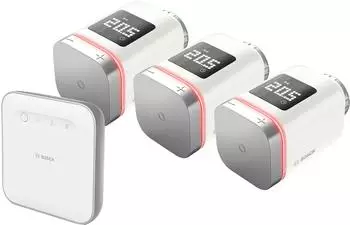 Bosch Smart Home Starterset mit 3 Heizkörperthermostaten (8750002861BH3)