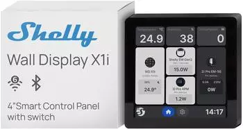 Shelly Wall Display X1i schwarz (SAWD-6A1XX10EU0-B)