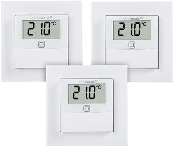 Homematic IP Smart Home Temperatur- und Luftfeuchtigkeitssensor (3 Stk.)