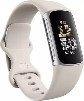Fitbit Charge 6 Porcelain/Silber