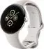 Google Pixel Watch 2 4G Polished Silver Sportarmband Porcelain