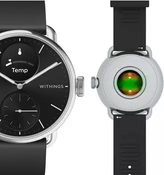 Withings ScanWatch 2 38mm Black – Gesundheitsüberwachung am Handgelenk