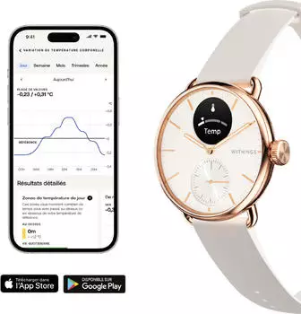 Withings ScanWatch 2 38mm Rosegold – Umfassende Gesundheitsanalyse durch medizinische Sensoren