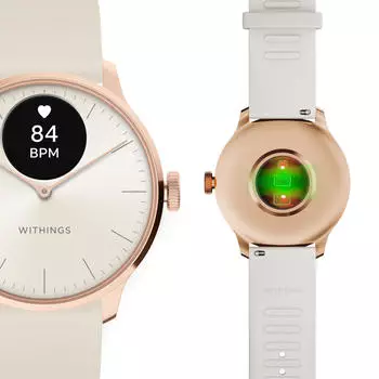 Withings Scanwatch Light 37mm Rosegold White – Withings Scanwatch Light 37mm Rosegold White vereint klassische Optik mit smarter Gesundheitsüberwachung