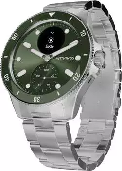 Withings ScanWatch Nova Silver Green Silver steel 42mm – Withings ScanWatch Nova Silver Green – Gesundheitszentrale am Handgelenk