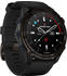 Garmin Descent Mk3i 51mm graues DLC-Titan mit schwarzem Silikonarmband
