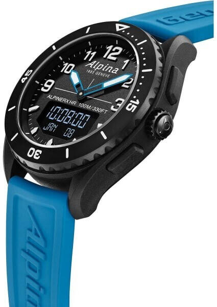Hybrid Smartwatch Allgemeine Daten & Ausstattung Alpina Watches AlpinerX Bluetooth Smartwatch turquoise blue