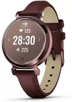 Garmin Lily 2 Classic Maulbeere/Dunkelbronze Leder Garmin Pay