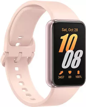 Samsung Galaxy Fit3 Pink – Helles AMOLED-Display mit Always-on-Funktion für jede Lichtsituation