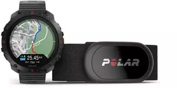Polar Grit X2 Pro Night Black + H10