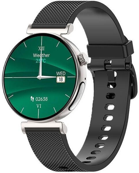 Knauermann PRO 3 (2024) Smartwatch Con Funzione Telefonica – ECG, HRV, SOS, Display AMOLED, Apnea Notturna – Cinturino In Legno Marrone Scuro