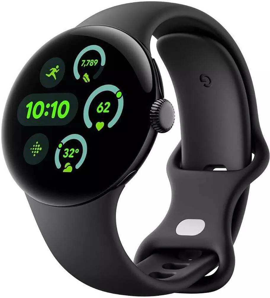 Google Pixel Watch 3 41mm Bluetooth Matte Black Sportarmband 
