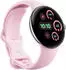 Google Pixel Watch 3 41mm Bluetooth Polished Silver Sportarmband Rose Quartz