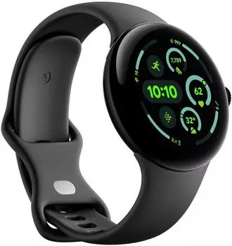 Google Pixel Watch 3 45mm 4G Matte Black Sportarmband Obsidian – Präzises Aktivitätstracking für ambitionierte Sportler