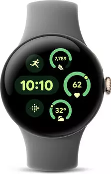 Google Pixel Watch 3 45mm 4G Matte Hazel Sportarmband Hazel – Google Pixel Watch 3 45mm 4G Matte Hazel Sportarmband Hazel: Modernes Design und Vielseitigkeit