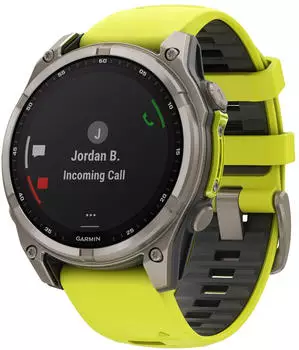 Garmin fenix® 8 47mm Solar Graphit/Titanium Titan Silikon-Armband