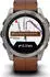 Garmin fenix® 8 51mm AMOLED Graphit/Carbongrau Titan Leder-Armband