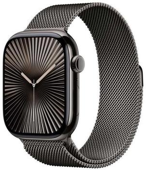 Apple Watch Series 10 4G 46mm Titan Schiefer Milanaise Schiefer S/M