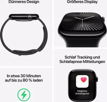 Apple Watch Series 10 – Aluminium oder Titan, 42 oder 46 mm, LTE nur bei Titanmodellen
