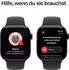 Apple Watch Series 10 GPS 42mm Aluminium Diamantschwarz Sportarmband Schwarz S/M
