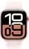 Apple Watch Series 10 GPS 42mm Aluminium Roségold Sportarmband Blassrosa S/M