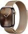 Apple Watch Series 10 4G 42mm Titan Gold Milanaise Gold