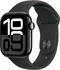 Apple Watch Series 10 4G 42mm Aluminium Diamantschwarz Sportarmband Schwarz M/L