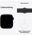 Apple Watch Series 10 4G 42mm Aluminium Diamantschwarz Sportarmband Schwarz M/L
