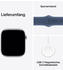 Apple Watch Series 10 4G 46mm Aluminium Silber Sportarmband Denim M/L