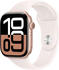 Apple Watch Series 10 4G 46mm Aluminium Roségold Sportarmband Blassrosa M/L