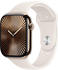 Apple Watch Series 10 4G 46mm Titan Gold Sportarmband Polarstern S/M
