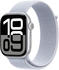 Apple Watch Series 10 4G 46mm Aluminium Silber Sport Loop Blaue Wolke