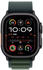 Apple Watch Ultra 2 (2024) Titan Schwarz Alpine Loop Dunkelgrün M