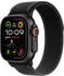 Apple Watch Ultra 2 (2024) Titan Schwarz Trail Loop Schwarz M/L
