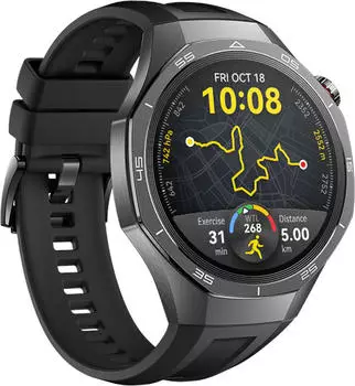 Huawei WATCH GT 5 Pro 46mm Schwarz – AMOLED-Display mit hoher Auflösung ermöglicht klare Ablesbarkeit