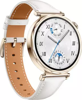 Huawei WATCH GT 5 41mm Weiß – Medizinische Sensoren für umfassende Körperanalyse