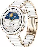 Huawei Watch GT 5 Pro - 42 mm - wei&szlig; Keramik - intelligente Uhr mit Riemen -