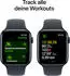 Apple Watch SE 2022 GPS 44mm Mitternacht Sportarmband Mitternacht S/M (2024)