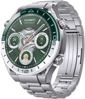 HUAWEI 55020DRK, HUAWEI WATCH Ultimate Gr&uuml;n, 48,5mm stahlfarbene Geh&auml;usefront...