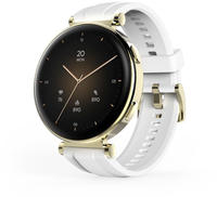 Hama Smartwatch 7000, AMOLED 1.32, Telefonfunktion, wasserdicht, rund, Gold