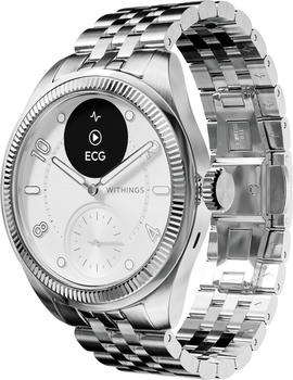 Withings ScanWatch Nova Silver Brilliant White steel 42mm