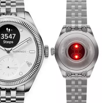 Withings ScanWatch Nova Silver Brilliant White steel 42mm – Umfassende Gesundheitsüberwachung für den Alltag