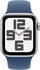 Apple Watch SE 2022 4G 40mm Silber Sportarmband Denim M/L (2024)