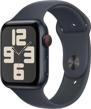 Apple Watch SE 2022 4G 44mm Mitternacht Sportarmband Mitternacht M/L (2024)